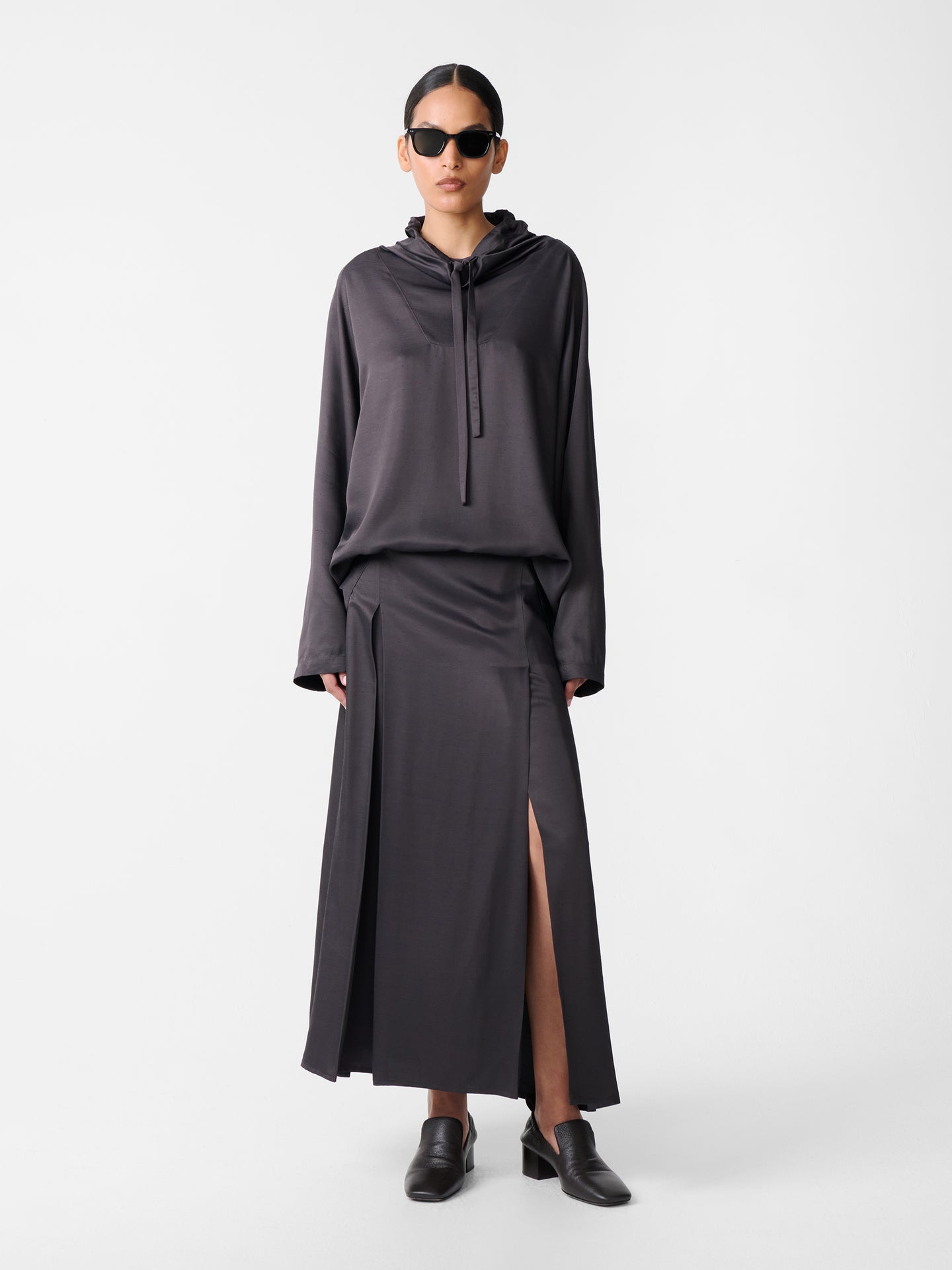 YOURI SKIRT IN SLATE